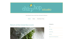 Desktop Screenshot of chirphopstudio.com